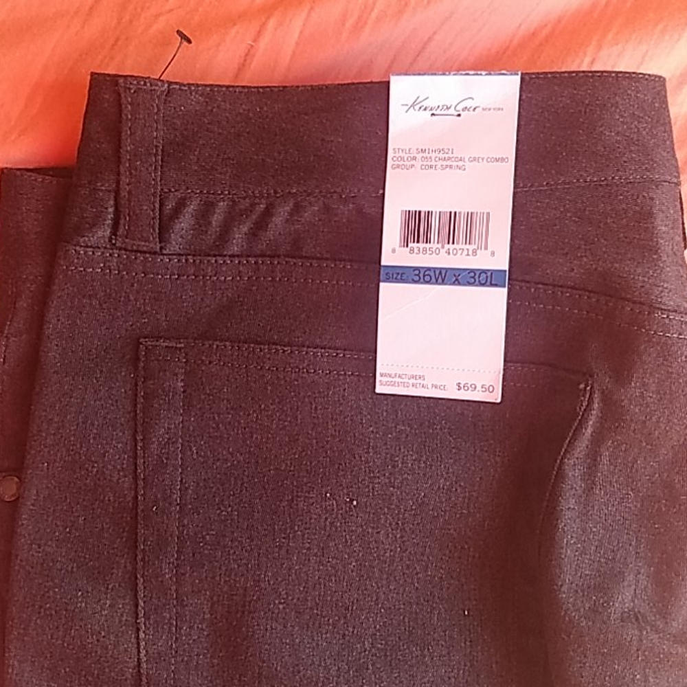 Kenneth Cole 5 pocket charcoal pants